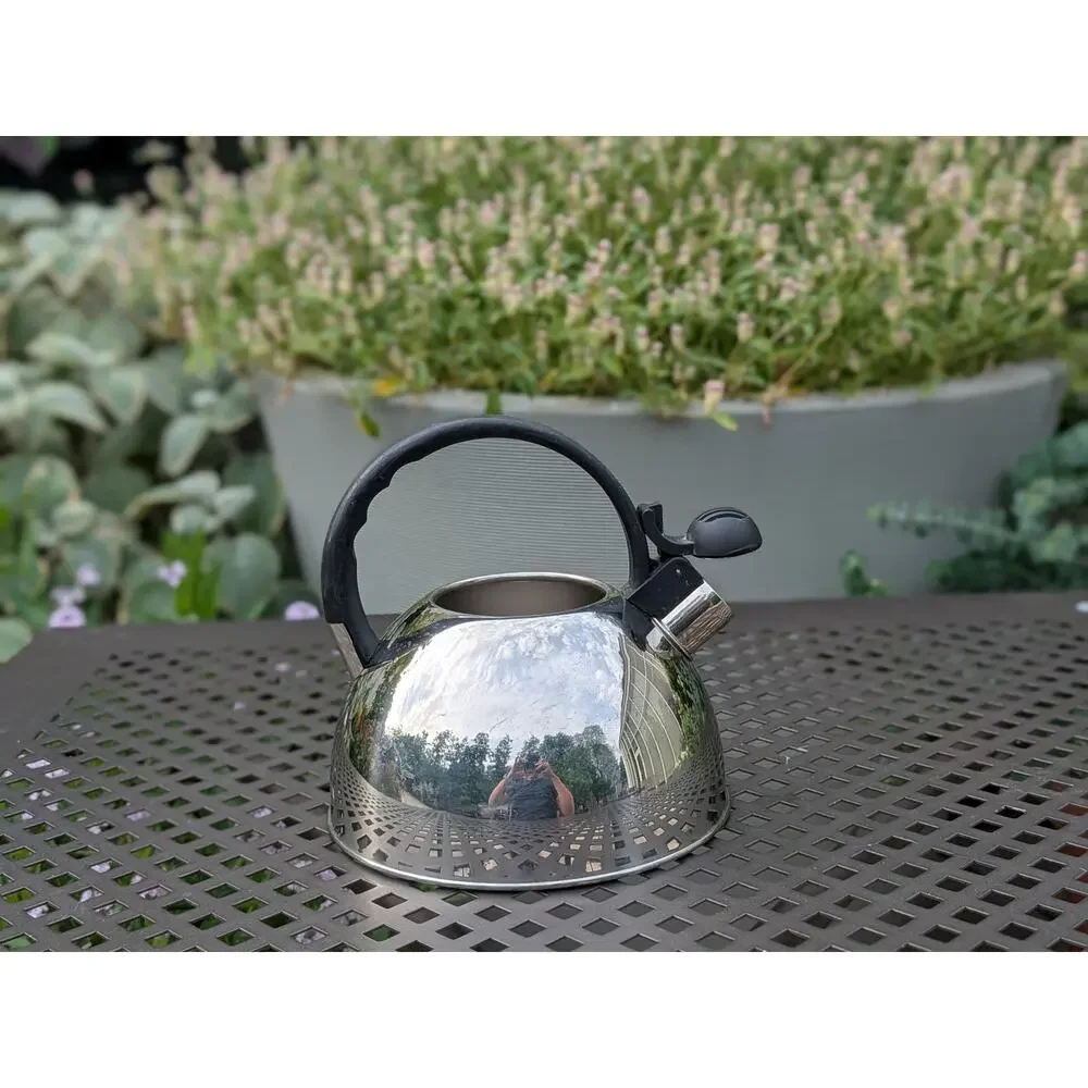Stainless Steel Tea Kettle Whistling Teakettle 8